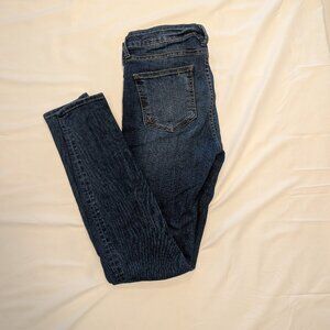 Kut high rise skinny blue jeans, 6